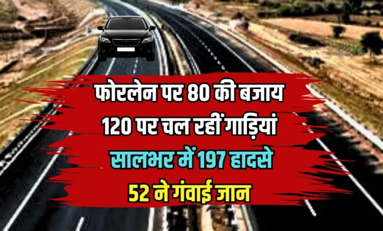 MHOW NEEMUCH FOURLANE SPEED UPDATE